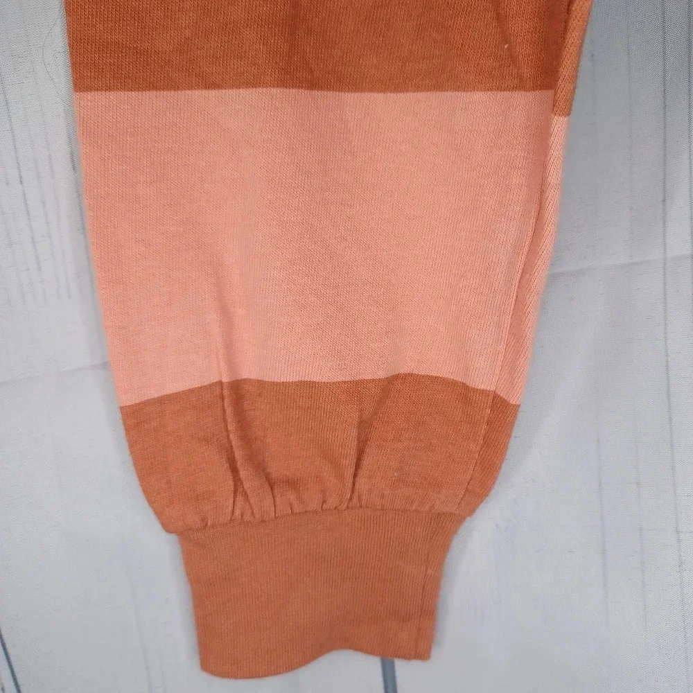 SO striped cropped long sleeve polo rugby-style preppy Y2K School shirt - Picture 5 of 12